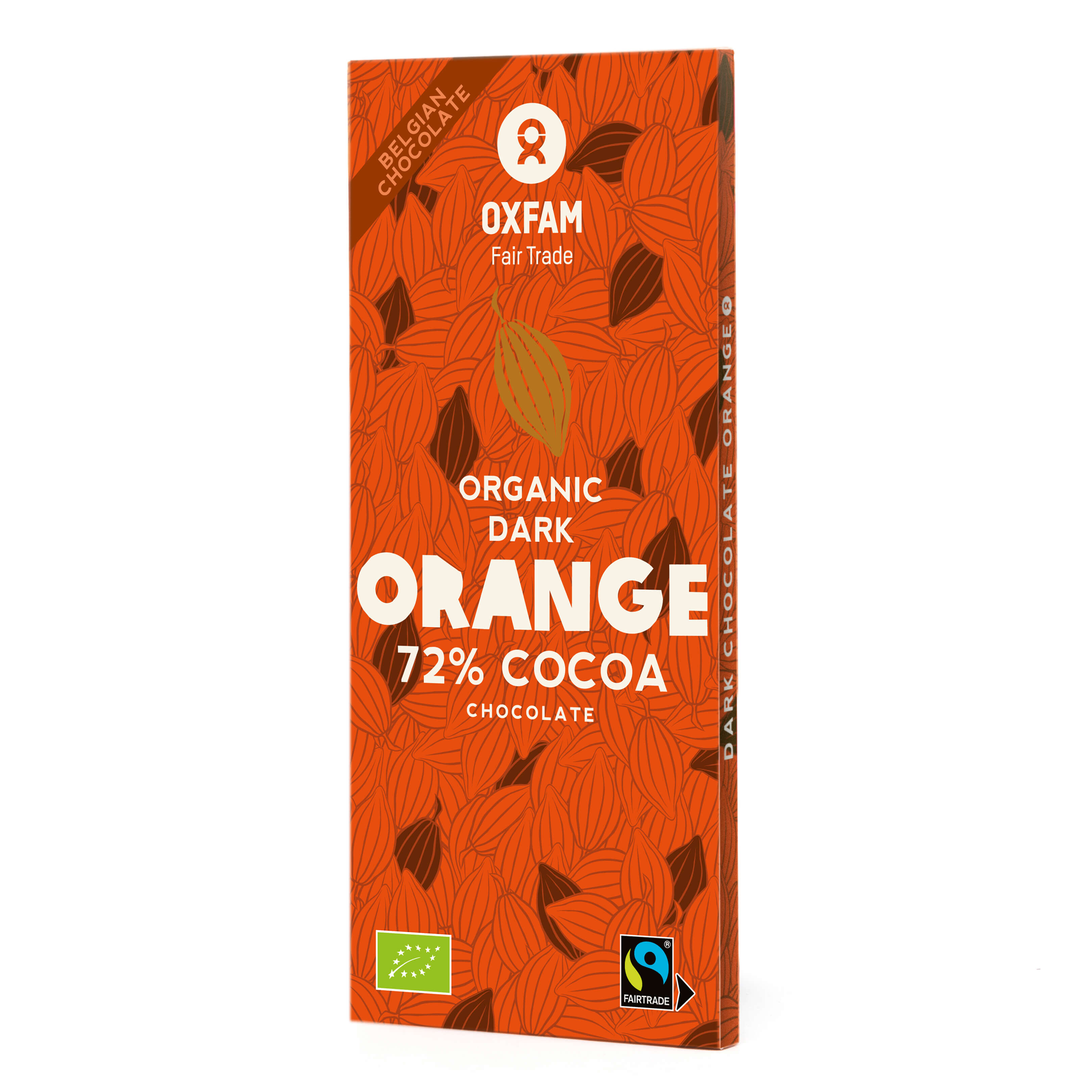 Oxfam Pure chocolade met sinaas bio 100g